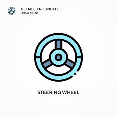 Direksiyon vektör simgesi. Modern vektör illüstrasyon kavramları. Düzenlemesi ve kişiselleştirmesi kolay.