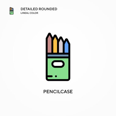 Kalem vektör simgesi. Modern vektör illüstrasyon kavramları. Düzenlemesi ve kişiselleştirmesi kolay.