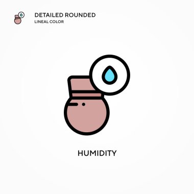 Nem vektör simgesi. Modern vektör illüstrasyon kavramları. Düzenlemesi ve kişiselleştirmesi kolay.