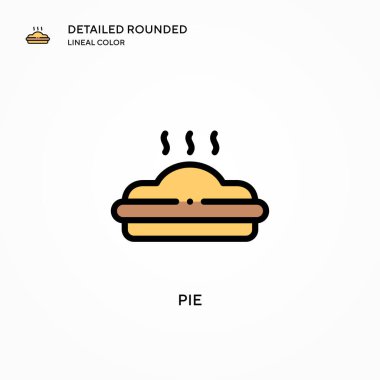 Turta vektör simgesi. Modern vektör illüstrasyon kavramları. Düzenlemesi ve kişiselleştirmesi kolay.