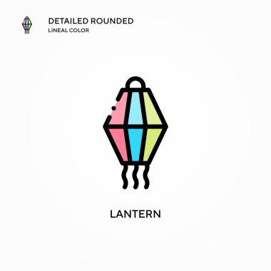 Fener vektör simgesi. Modern vektör illüstrasyon kavramları. Düzenlemesi ve kişiselleştirmesi kolay.