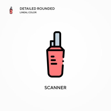 Tarayıcı vektör simgesi. Modern vektör illüstrasyon kavramları. Düzenlemesi ve kişiselleştirmesi kolay.