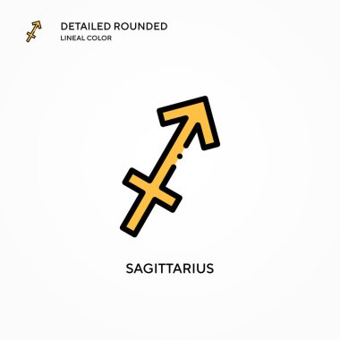 Yay vektör simgesi. Modern vektör illüstrasyon kavramları. Düzenlemesi ve kişiselleştirmesi kolay.