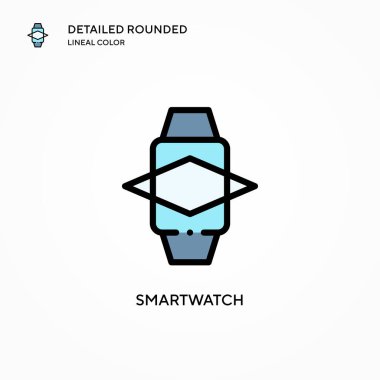 Akıllı vektör simgesi. Modern vektör illüstrasyon kavramları. Düzenlemesi ve kişiselleştirmesi kolay.