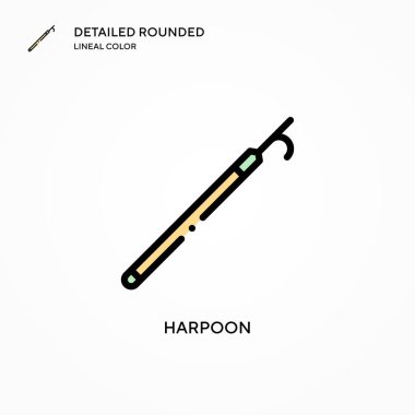 Zıpkın vektör simgesi. Modern vektör illüstrasyon kavramları. Düzenlemesi ve kişiselleştirmesi kolay.