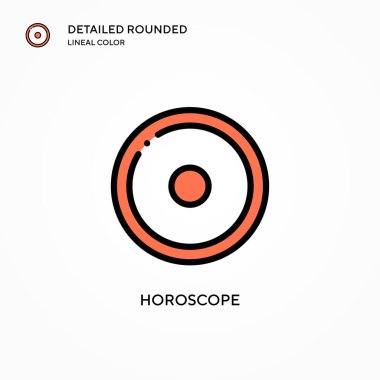 Yıldız falı vektör simgesi. Modern vektör illüstrasyon kavramları. Düzenlemesi ve kişiselleştirmesi kolay.