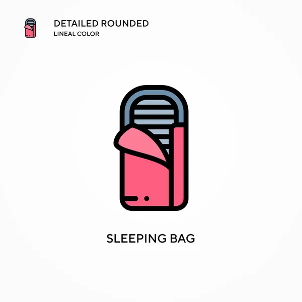 Bolsa Dormir Icono Vector Conceptos Modernos Ilustración Vectorial Fácil Editar — Archivo Imágenes Vectoriales