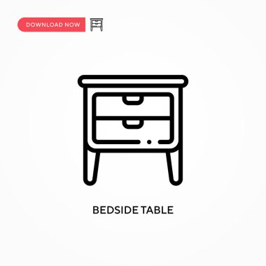 Komodin vektör simgesi. Web sitesi veya mobil uygulama için modern, basit düz vektör çizimi