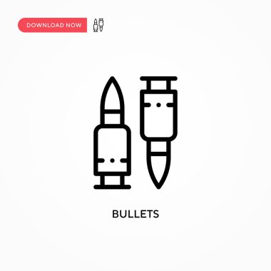 Kurşun vektör ikonu. Web sitesi veya mobil uygulama için modern, basit düz vektör çizimi