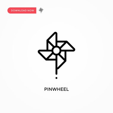 Fırıldak vektör simgesi. Web sitesi veya mobil uygulama için modern, basit düz vektör çizimi