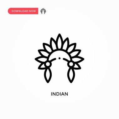 Hint vektör simgesi. Web sitesi veya mobil uygulama için modern, basit düz vektör çizimi