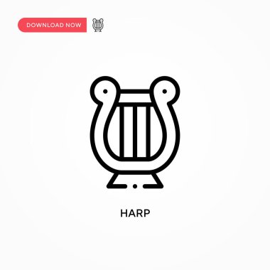 Arp vektör simgesi. Web sitesi veya mobil uygulama için modern, basit düz vektör çizimi