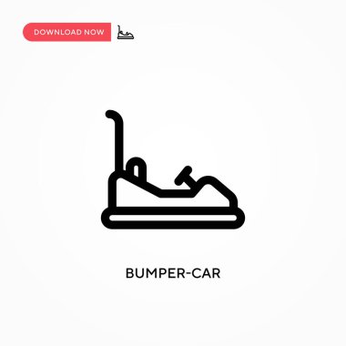 Çarpışan araba vektör simgesi. Web sitesi veya mobil uygulama için modern, basit düz vektör çizimi