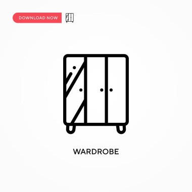 Kostüm vektör simgesi. Web sitesi veya mobil uygulama için modern, basit düz vektör çizimi