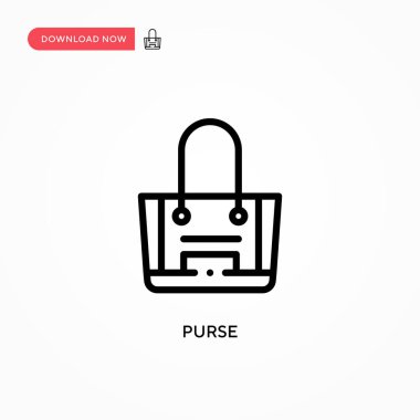 Çanta vektör ikonu. Web sitesi veya mobil uygulama için modern, basit düz vektör çizimi