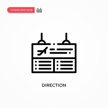 Yönlendirme vektör simgesi. Web sitesi veya mobil uygulama için modern, basit düz vektör çizimi