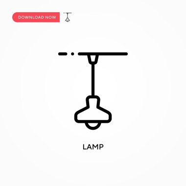 Lamba vektör simgesi. Web sitesi veya mobil uygulama için modern, basit düz vektör çizimi