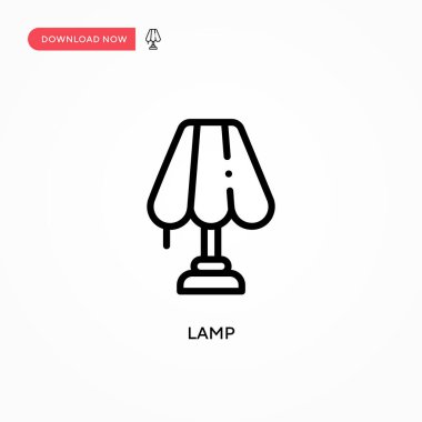 Lamba vektör simgesi. Web sitesi veya mobil uygulama için modern, basit düz vektör çizimi