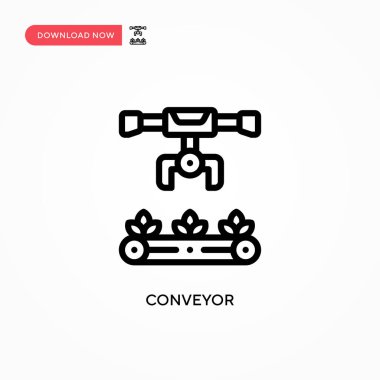 Taşıyıcı vektör simgesi. Web sitesi veya mobil uygulama için modern, basit düz vektör çizimi