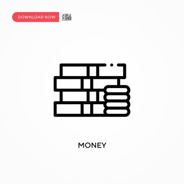 Para vektör simgesi. Web sitesi veya mobil uygulama için modern, basit düz vektör çizimi