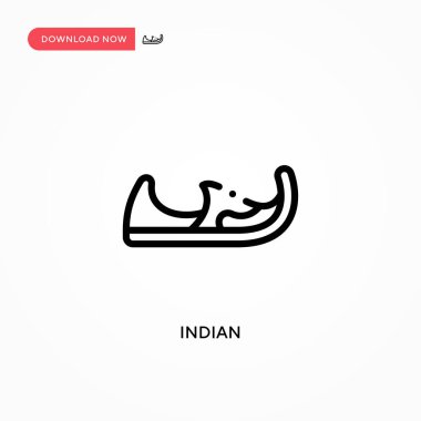 Hint vektör simgesi. Web sitesi veya mobil uygulama için modern, basit düz vektör çizimi