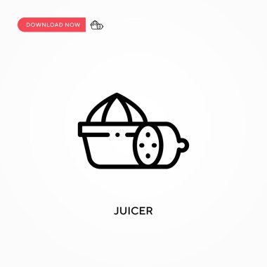 Meyve sıkacağı vektör simgesi. Web sitesi veya mobil uygulama için modern, basit düz vektör çizimi