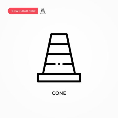 Koni vektör simgesi. Web sitesi veya mobil uygulama için modern, basit düz vektör çizimi