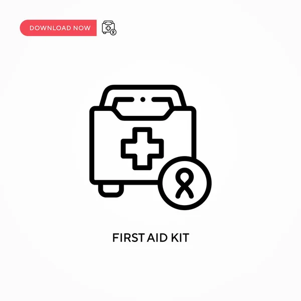 First Aid Kit Vector Icon Modern Simple Flat Vector Illustration — Stock Vector