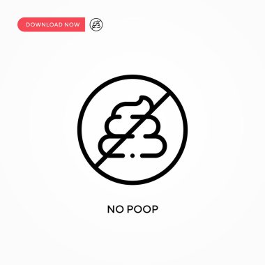 Kaka vektör simgesi yok. Web sitesi veya mobil uygulama için modern, basit düz vektör çizimi