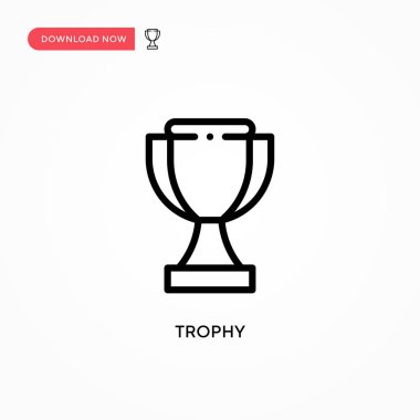 Ödül vektör simgesi. Web sitesi veya mobil uygulama için modern, basit düz vektör çizimi