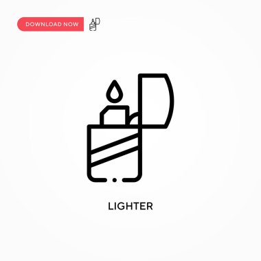 Daha hafif vektör simgesi. Web sitesi veya mobil uygulama için modern, basit düz vektör çizimi