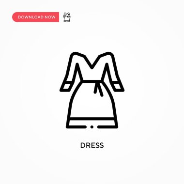 Vektör simgesini giyin. Web sitesi veya mobil uygulama için modern, basit düz vektör çizimi