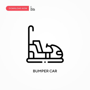 Çarpışan araba vektör simgesi. Web sitesi veya mobil uygulama için modern, basit düz vektör çizimi