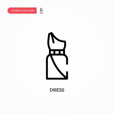 Vektör simgesini giyin. Web sitesi veya mobil uygulama için modern, basit düz vektör çizimi