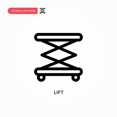 Vektör simgesini kaldırın. Web sitesi veya mobil uygulama için modern, basit düz vektör çizimi