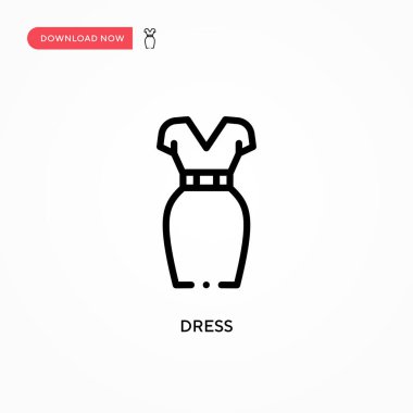 Vektör simgesini giyin. Web sitesi veya mobil uygulama için modern, basit düz vektör çizimi