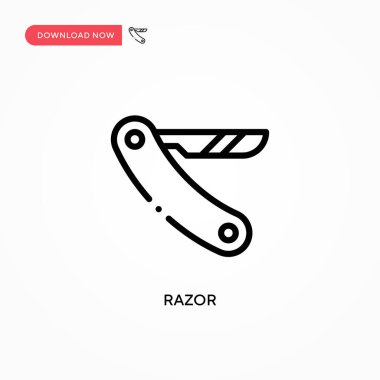 Ustura vektör simgesi. Web sitesi veya mobil uygulama için modern, basit düz vektör çizimi