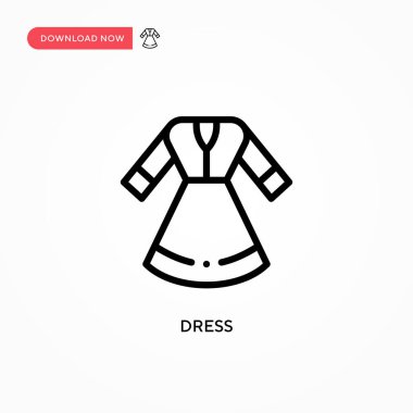 Vektör simgesini giyin. Web sitesi veya mobil uygulama için modern, basit düz vektör çizimi