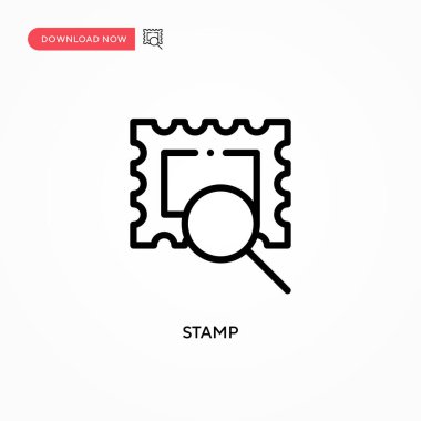 Pul vektör simgesi. Web sitesi veya mobil uygulama için modern, basit düz vektör çizimi