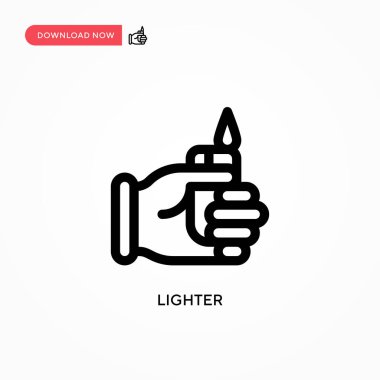 Daha hafif vektör simgesi. Web sitesi veya mobil uygulama için modern, basit düz vektör çizimi