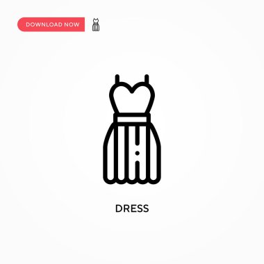 Vektör simgesini giyin. Web sitesi veya mobil uygulama için modern, basit düz vektör çizimi