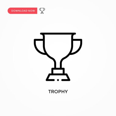 Ödül vektör simgesi. Web sitesi veya mobil uygulama için modern, basit düz vektör çizimi