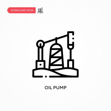 Petrol pompası vektör simgesi. Web sitesi veya mobil uygulama için modern, basit düz vektör çizimi