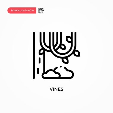 Sarmaşık vektör simgesi. Web sitesi veya mobil uygulama için modern, basit düz vektör çizimi