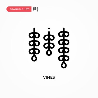 Sarmaşık vektör simgesi. Web sitesi veya mobil uygulama için modern, basit düz vektör çizimi