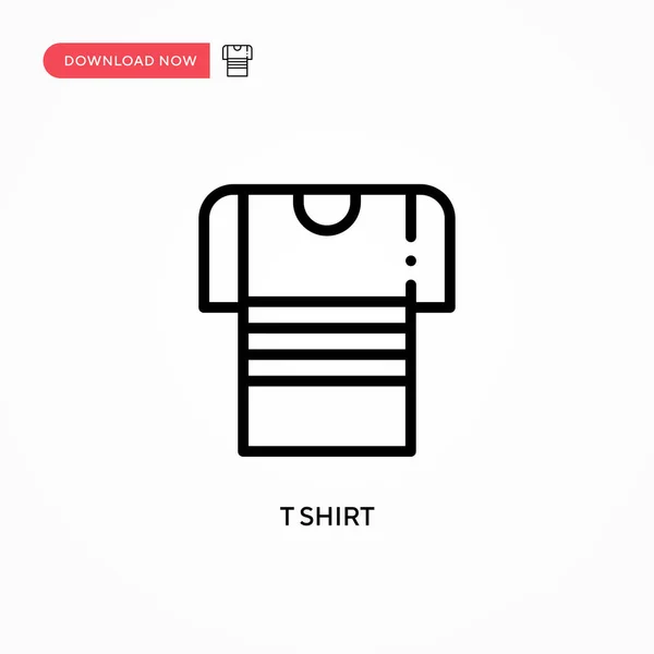 Ícone Vetorial Shirt Ilustração Vetorial Plana Moderna Simples Para Web — Vetor de Stock