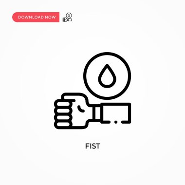 İlk vektör simgesi. Web sitesi veya mobil uygulama için modern, basit düz vektör çizimi