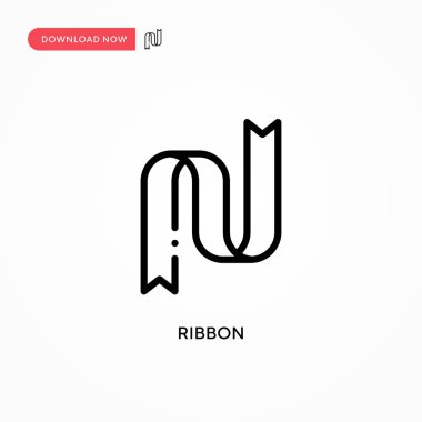 Kurdele vektör simgesi. Web sitesi veya mobil uygulama için modern, basit düz vektör çizimi