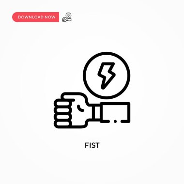 İlk vektör simgesi. Web sitesi veya mobil uygulama için modern, basit düz vektör çizimi