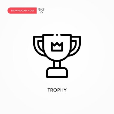 Ödül vektör simgesi. Web sitesi veya mobil uygulama için modern, basit düz vektör çizimi